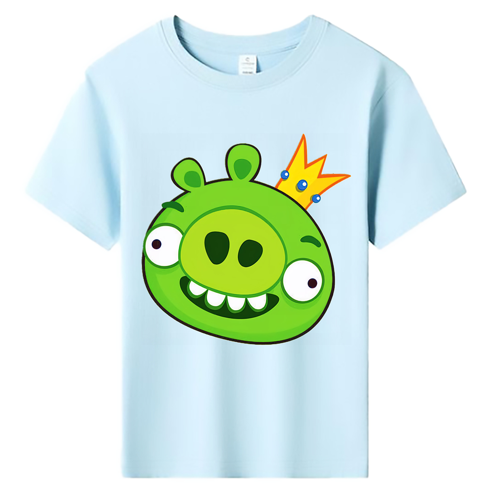 （画像用） Angry Birds アングリーバード 綿100％キッズTシャツ（フロントプリント）